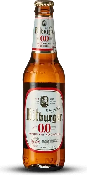 Bitburger 0,0% 33 cl Bière sans alcool
